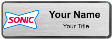 Custom name badges for Sonic