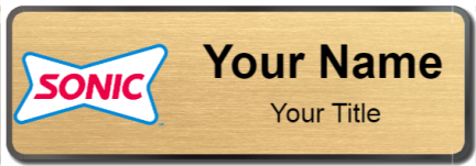 Custom name badges for Sonic