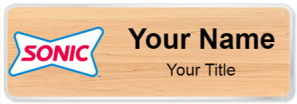 Custom name badges for Sonic