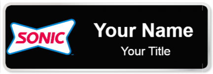 Custom name badges for Sonic