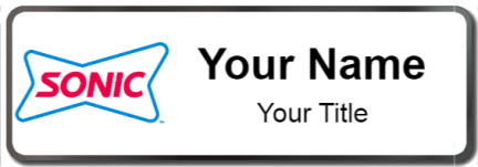 Custom name badges for Sonic