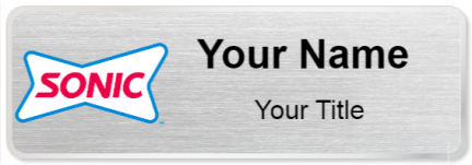 Custom name badges for Sonic