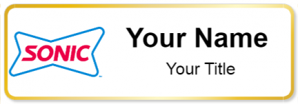 Custom name badges for Sonic