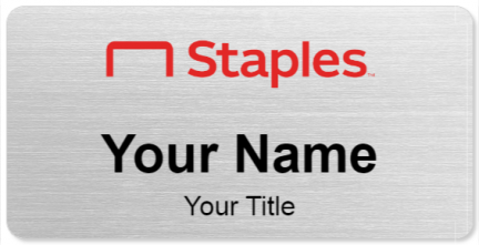 Custom name badges for Staples