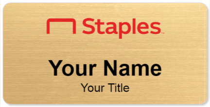 Custom name badges for Staples