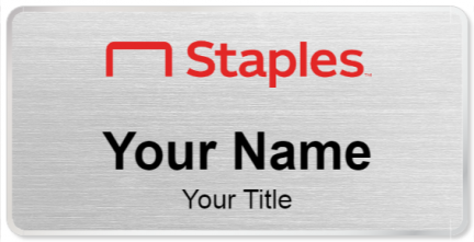 Custom name badges for Staples