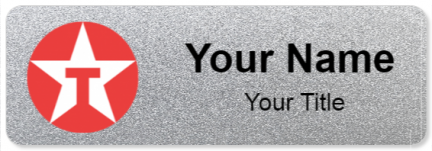Custom name badges for Texaco
