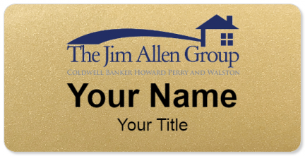 Custom name badges for The Jim Allen Group