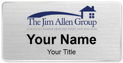 Custom name badges for The Jim Allen Group