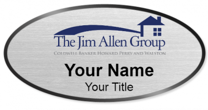 Custom name badges for The Jim Allen Group