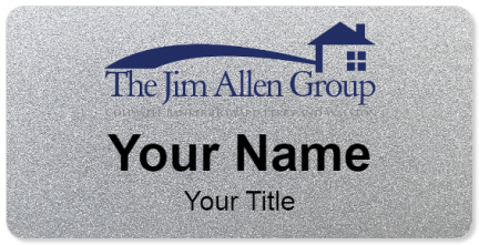 Custom name badges for The Jim Allen Group