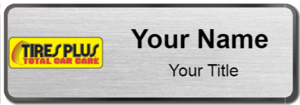Custom name badges for Tires Plus