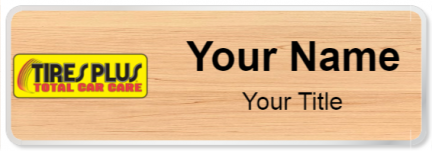 Custom name badges for Tires Plus