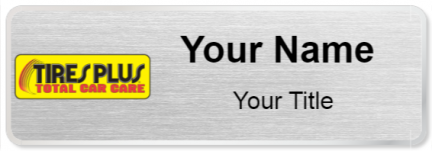 Custom name badges for Tires Plus