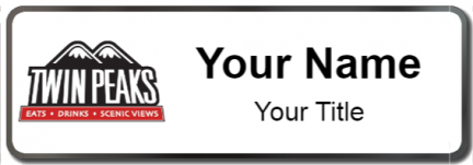 Custom name badges for Twin Peaks