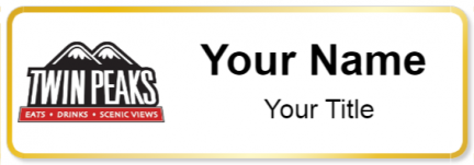 Custom name badges for Twin Peaks