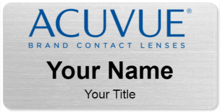Custom name badges for Acuvue