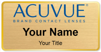 Custom name badges for Acuvue