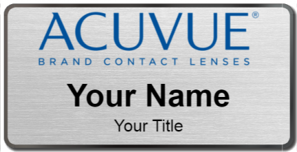 Custom name badges for Acuvue