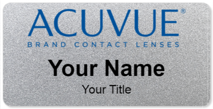 Custom name badges for Acuvue