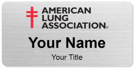 Custom name badges for American Lung Association