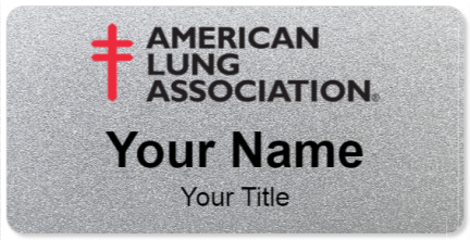 Custom name badges for American Lung Association