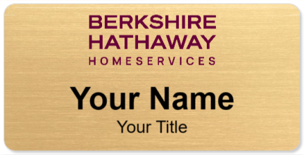 Custom name badges for Berkshire Hathaway