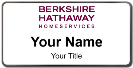 Custom name badges for Berkshire Hathaway