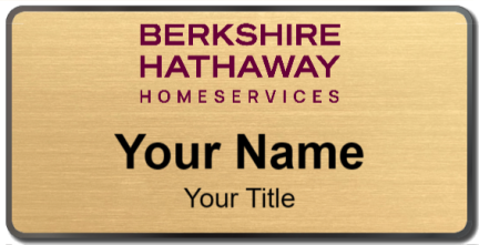 Custom name badges for Berkshire Hathaway