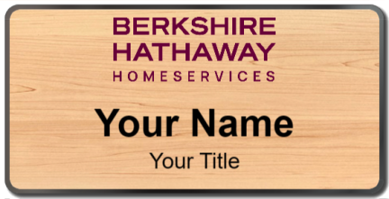 Custom name badges for Berkshire Hathaway