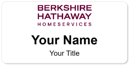 Custom name badges for Berkshire Hathaway