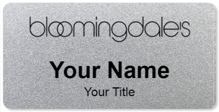 Custom name badges for Bloomingdales