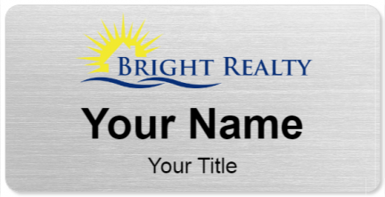 Custom name badges for Bright Realty