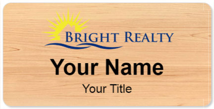 Custom name badges for Bright Realty