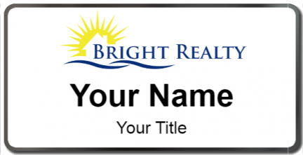 Custom name badges for Bright Realty