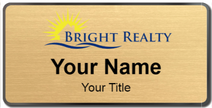 Custom name badges for Bright Realty