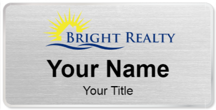 Custom name badges for Bright Realty