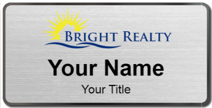 Custom name badges for Bright Realty
