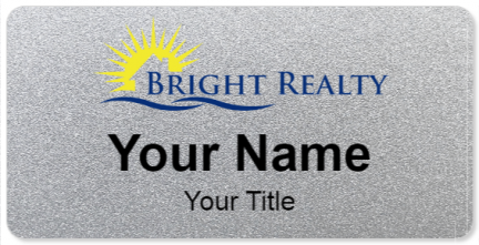 Custom name badges for Bright Realty