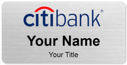 Custom name badges for Citibank