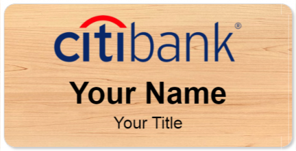 Custom name badges for Citibank