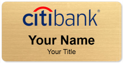 Custom name badges for Citibank