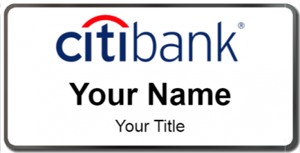 Custom name badges for Citibank