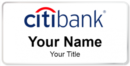 Custom name badges for Citibank
