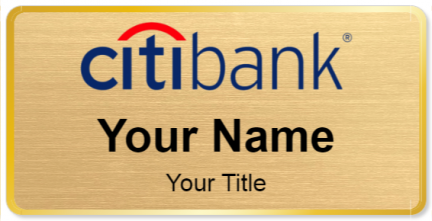 Custom name badges for Citibank