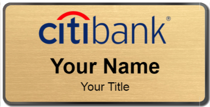 Custom name badges for Citibank