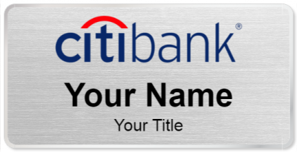 Custom name badges for Citibank
