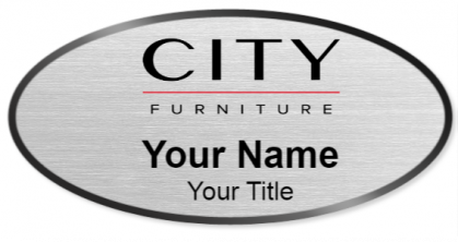 Custom name badges for City Furniture