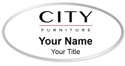 Custom name badges for City Furniture