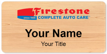 Custom name badges for Firestone